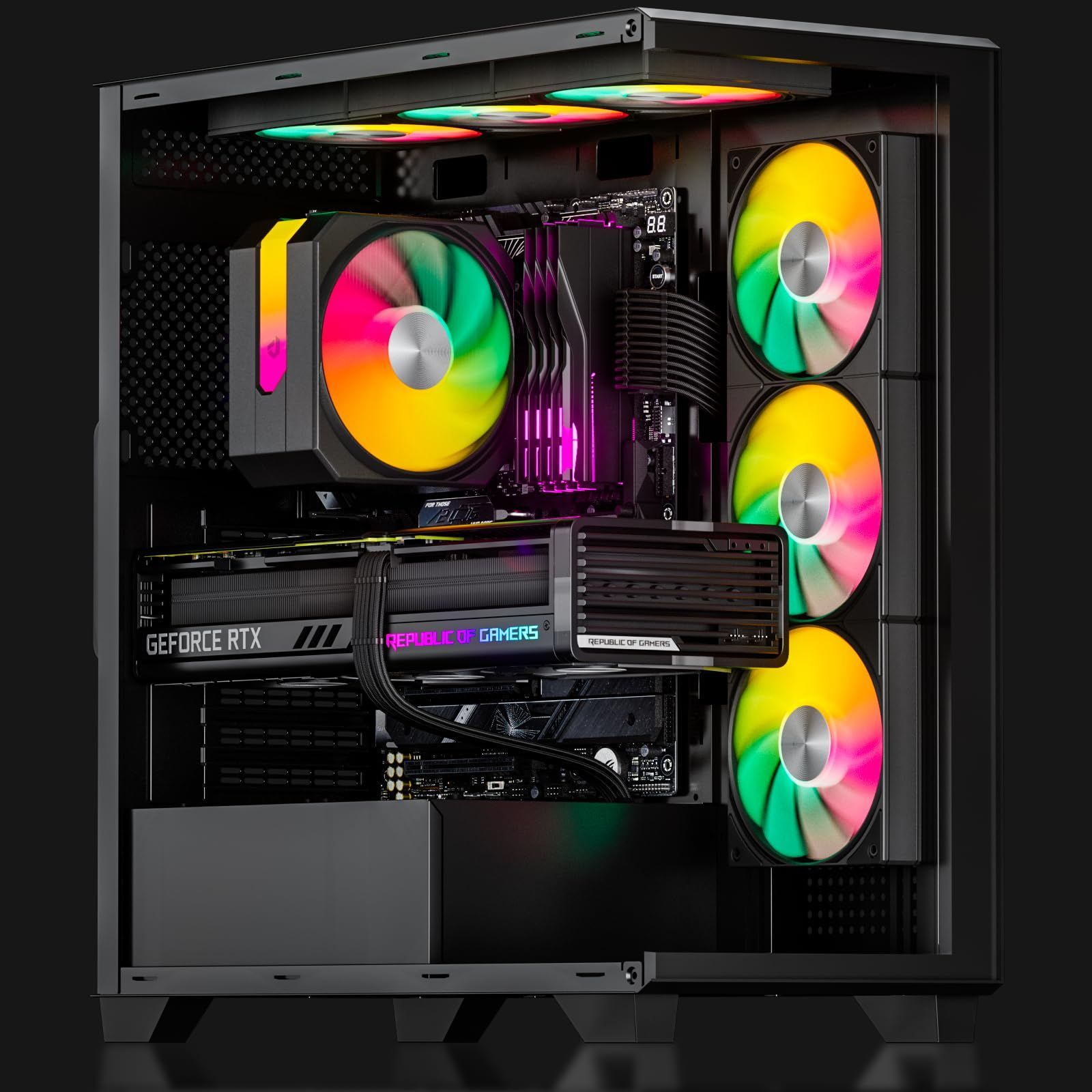 専用リンク 3点セット Novonest PCケースファン 120mm ファン 連結型ケースファン 高性能