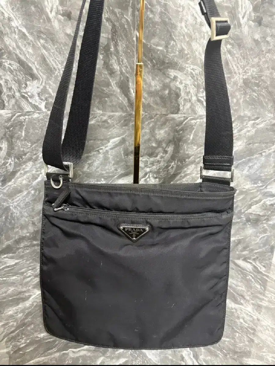 PRADA Re Nylon トライアングル ロゴ クロス メッセンジャーバッグ