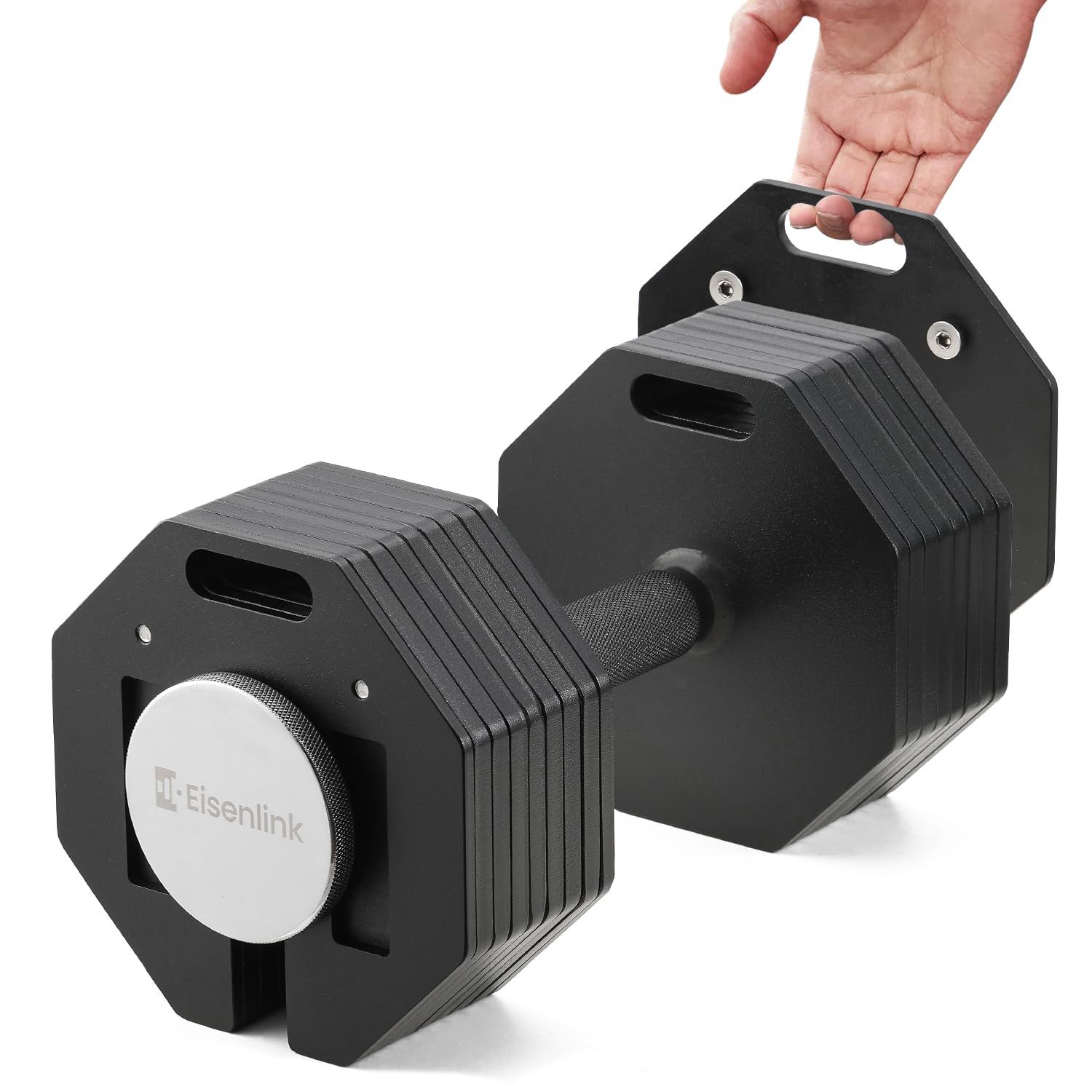 Eisenlink 可変式ダンベル 4~36 KG 2 KG刻み 最大17段階調整 八角形モデル 純鋼鋳造 家庭用 最大36 オンザニーしやすい