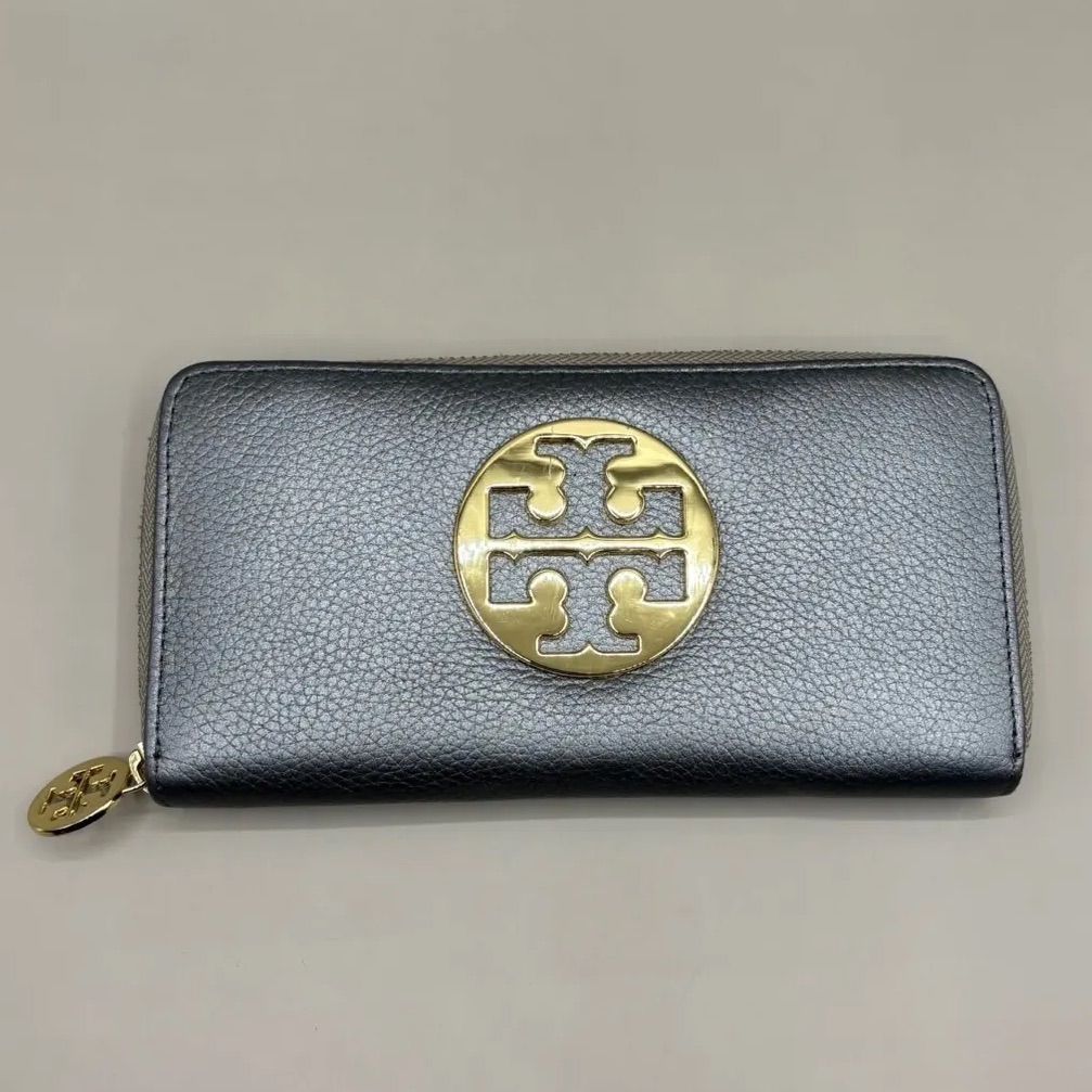 極美品 TORY BURCH トリーバーチ 長財布 ロングウォレット ラウンド
