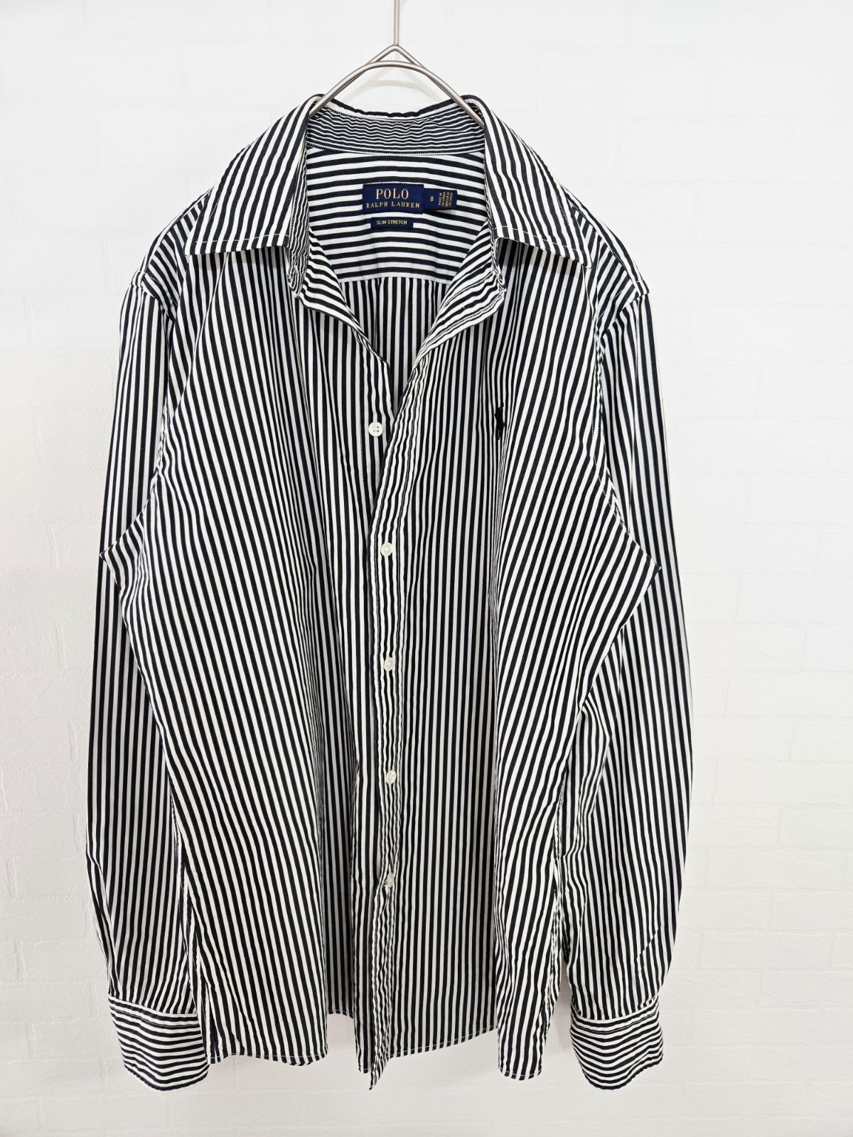 POLO RALPH LAUREN ポロラルフローレン ブラック×ホワイト ストライプ