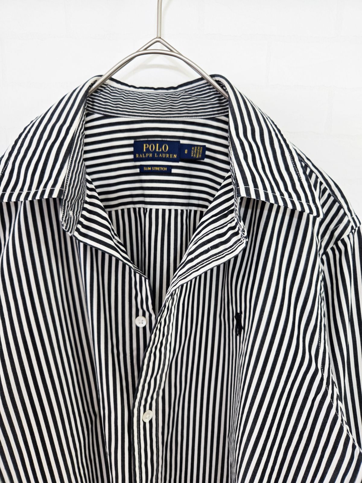 POLO RALPH LAUREN ポロラルフローレン ブラック×ホワイト ストライプ