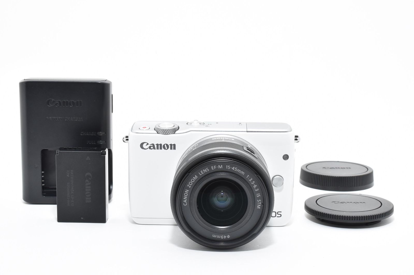 返品保証】☆良品☆ Canon キヤノン EOS M10 EF-M 15-45 IS STM レンズ
