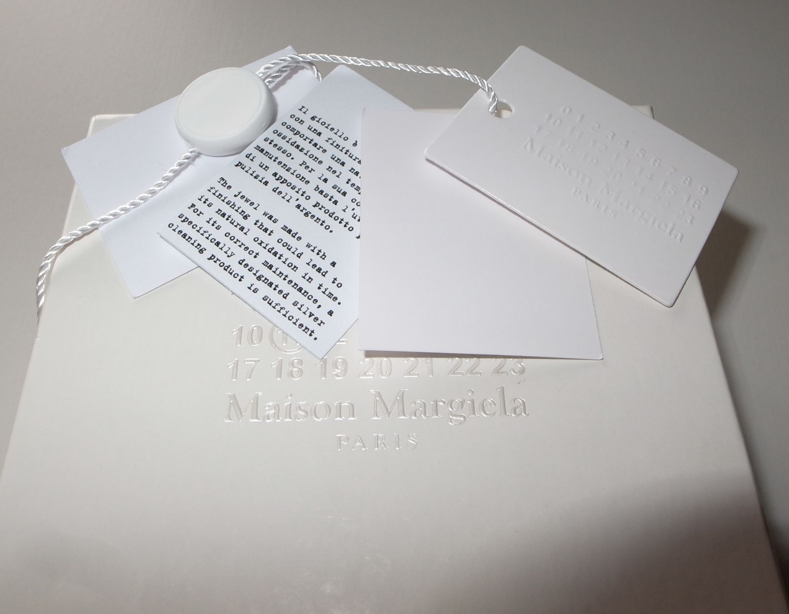  maison margiela マルジェラ logo g ブレスレット バングル size 4 25 AW ブレスレット アクセサリー