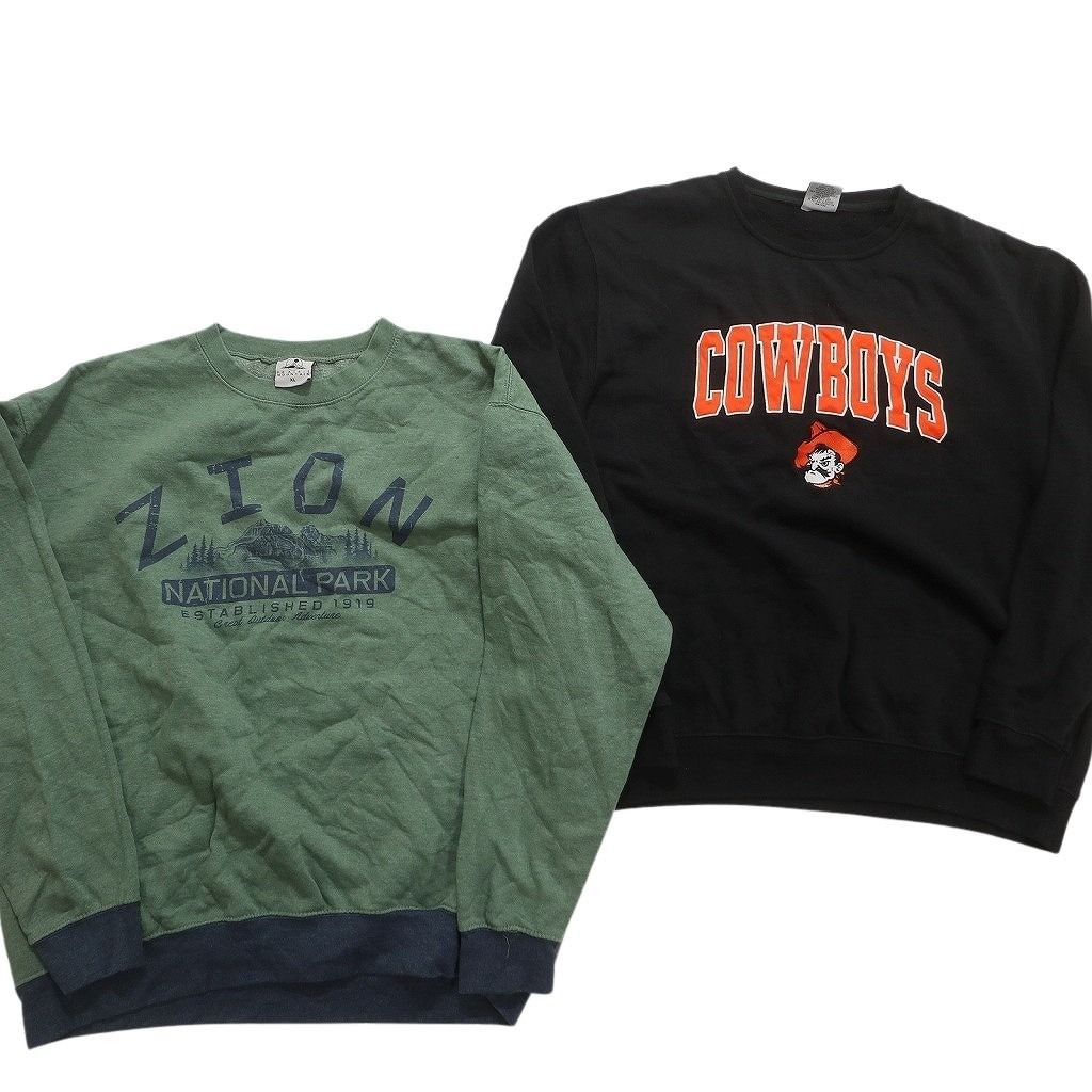 古着卸 まとめ売り カレッジ風 スウェット 8枚セット (メンズ XL