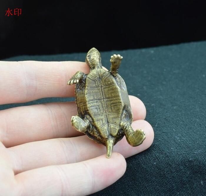 カメ 銅器 銅製品 茶寵 茶道セット 開運風水 招財 置物 工芸品 装飾品