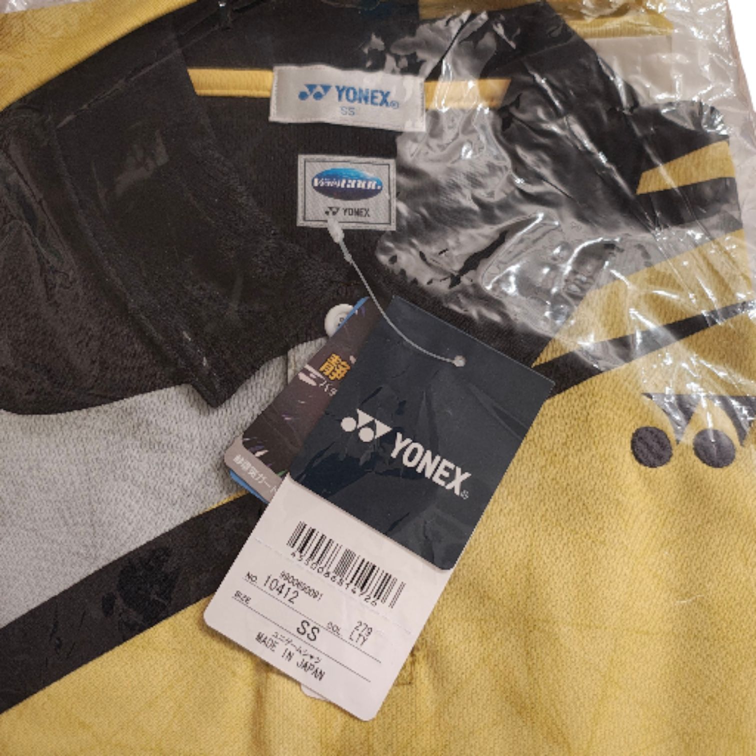 ヨネックスゲームシャツ　2点セット WJ149 ヨネックス ゲームシャツ 10412 ユニセックス 2021SS