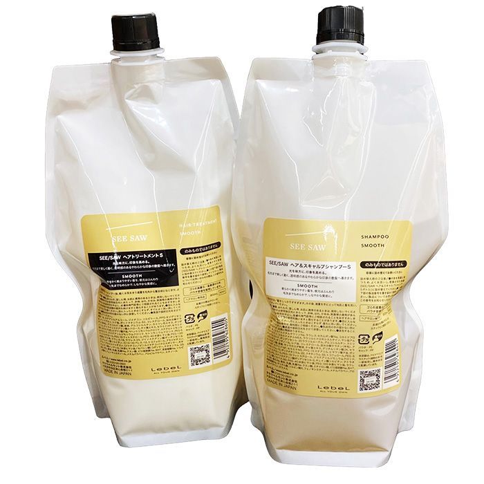 ルベル シーソー シャンプー トリートメント スムース セット 800 ml