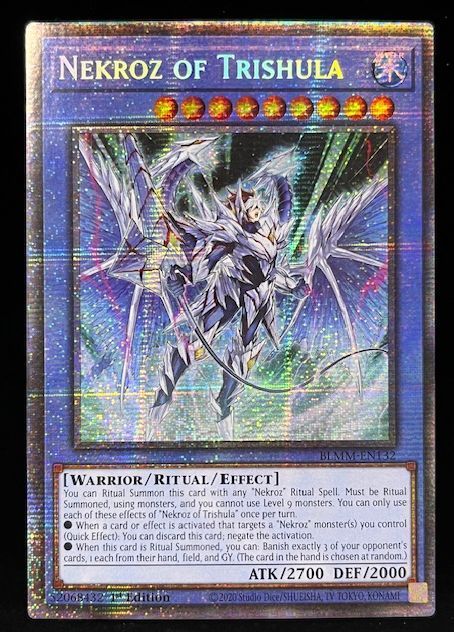 遊戯王 英語 北米版 トリシューラの影霊衣 スターライトレア 1st