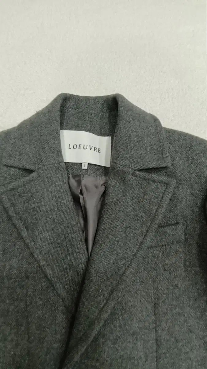 LOEUVRE ルーブル ウール ジャケット グレー 1