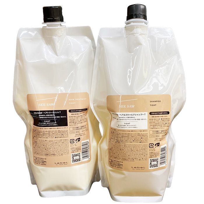 ルベル シーソー シャンプー トリートメント タイト セット 800 ml