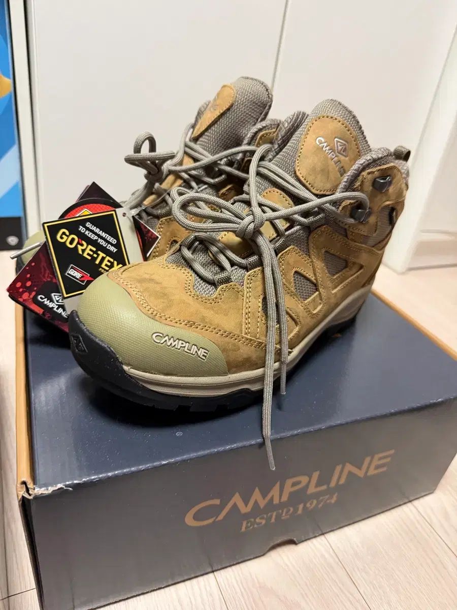 260 CAMPLINE サンティアゴ カモフラージュ ユニセックス 軽量登山靴