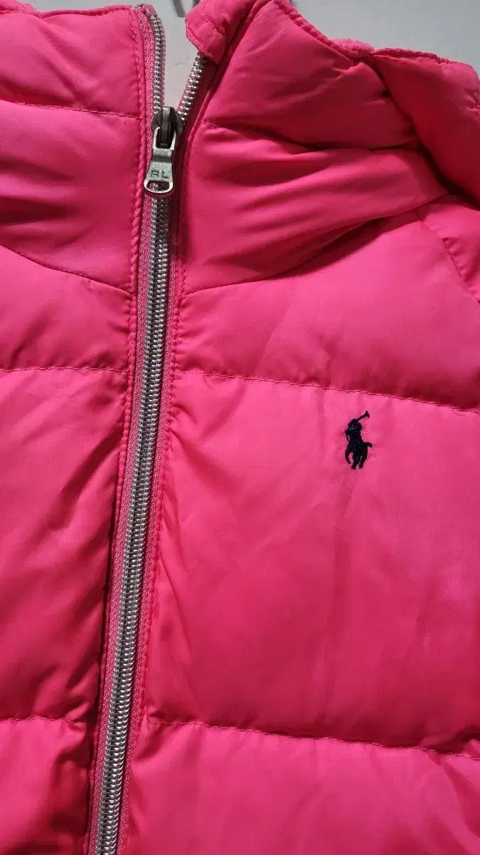 ポロラルフローレン キッズ ピンク ダウン アウター