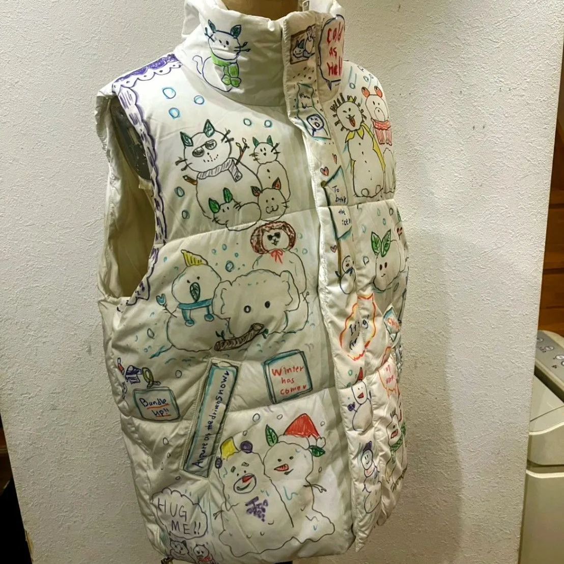 手描きダウンジャケｯト