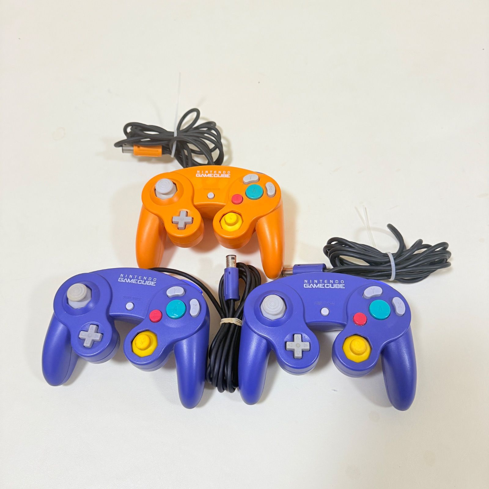 ゲームキューブコントローラーまとめ売り バイオレット オレンジ