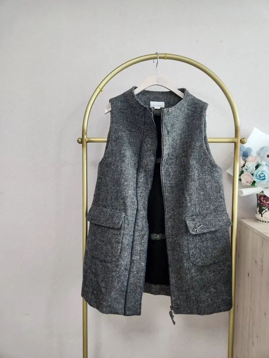  SON JUNG WAN ベスト グレー ベスト ジレ ベスト ジレ ビスチェ