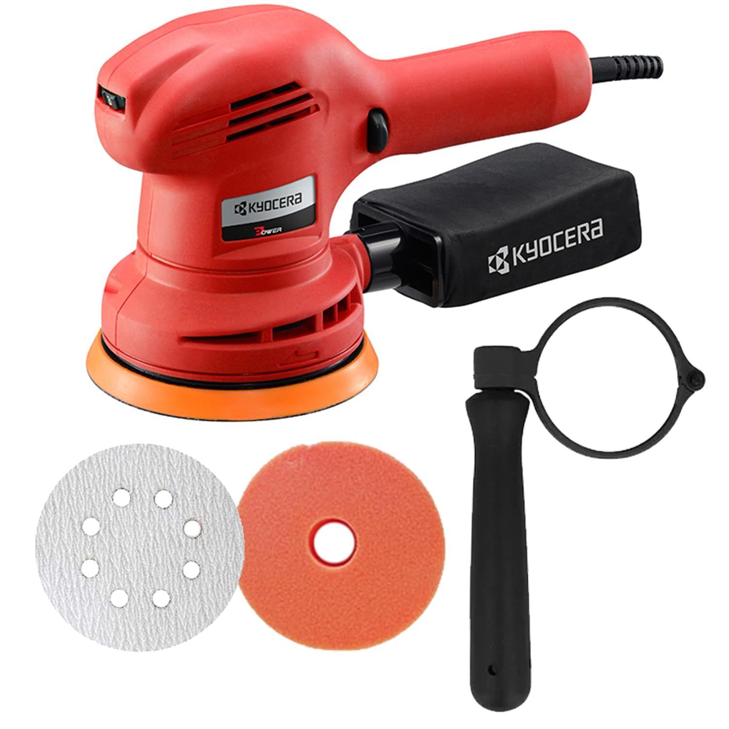 京セラ サンダポリシャー RSE 1250 補助ハンドル付きセット