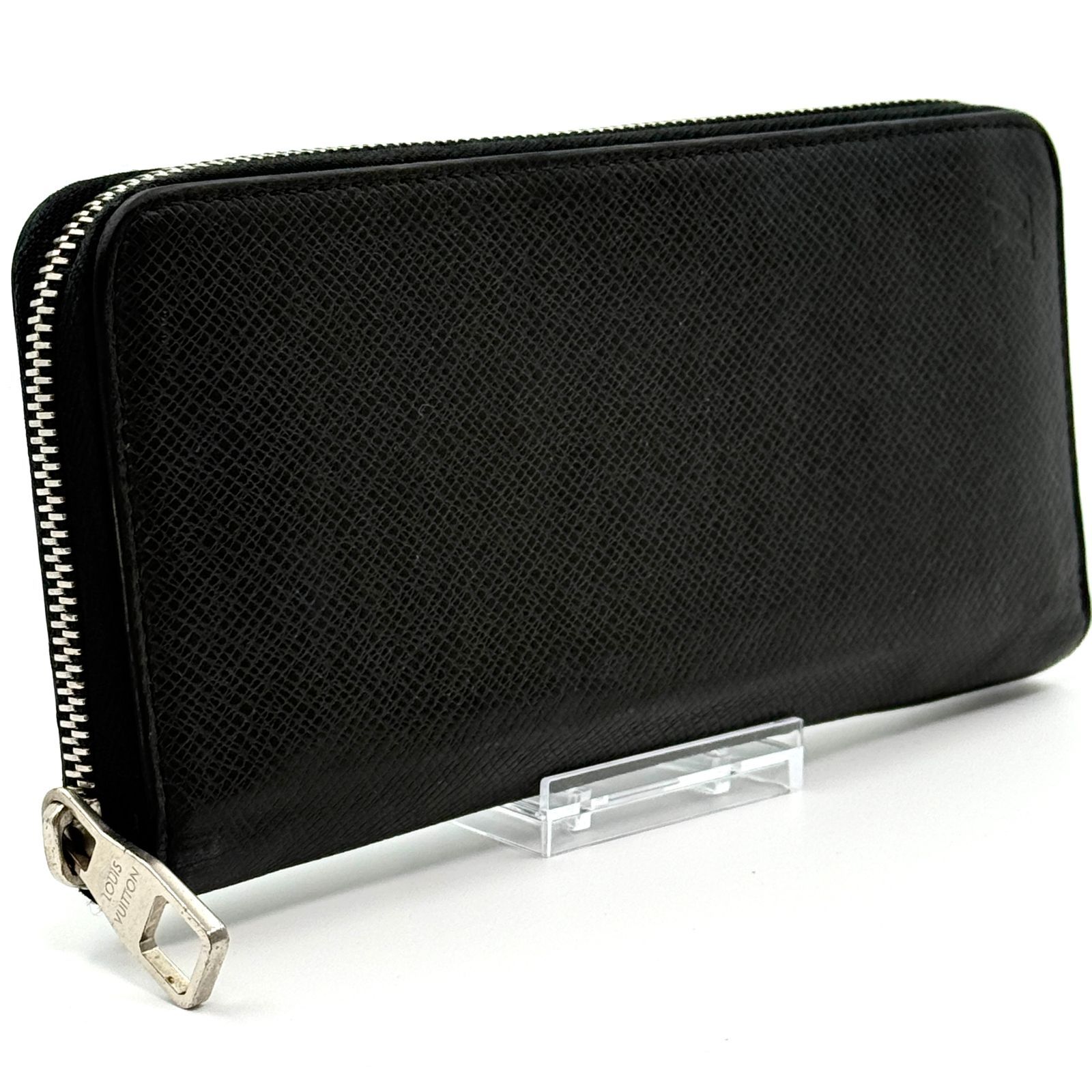 鑑定書付】ルイヴィトン タイガ ジッピーウォレット ヴェルティカル 黒