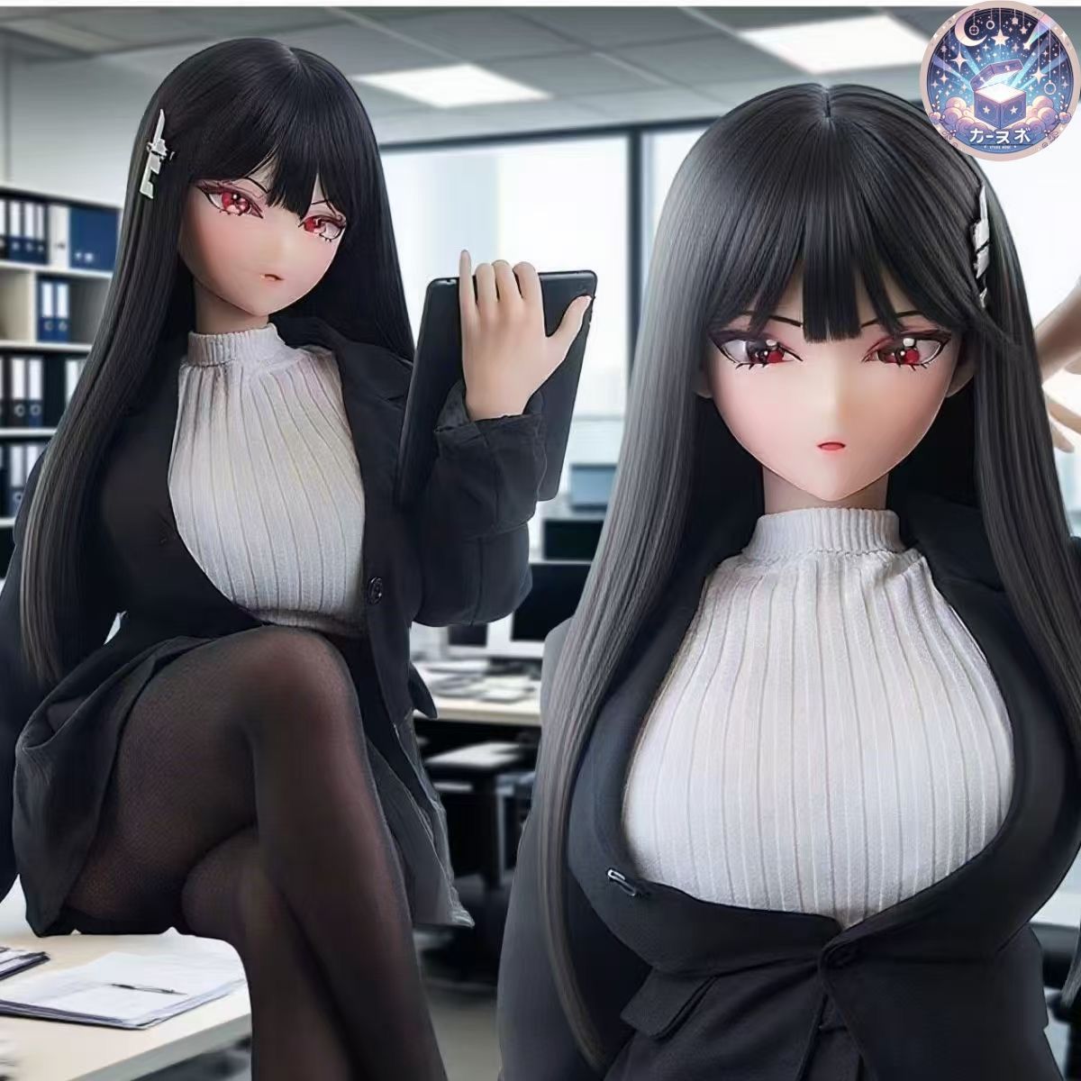 八重神子やえみこ 125 cm 二次元風 魔族人形 お人形遊び カスタムドール 可追加機能 他サイズ 人形本体 こ人形 等身大 フィギュア BJD ドール TPE 素材