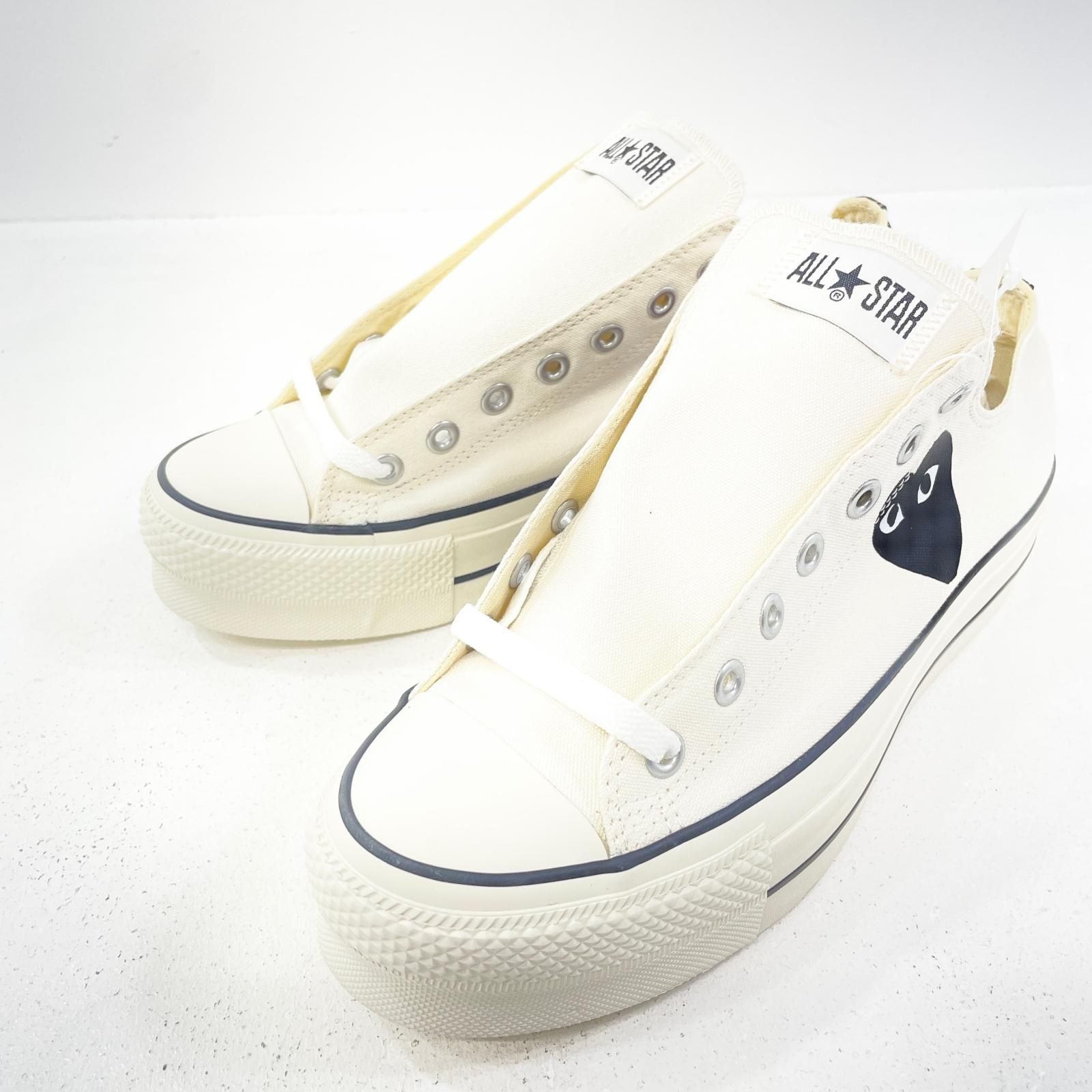 コンバース PLAY COMME des GARCONS スニーカー AZ K 125 001 ホワイト 28 0 cm 126 専