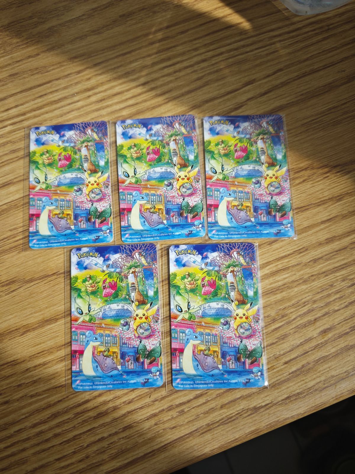 ポケモンセンター限定 EZ-Linkカード 5周年 シンガポール限定