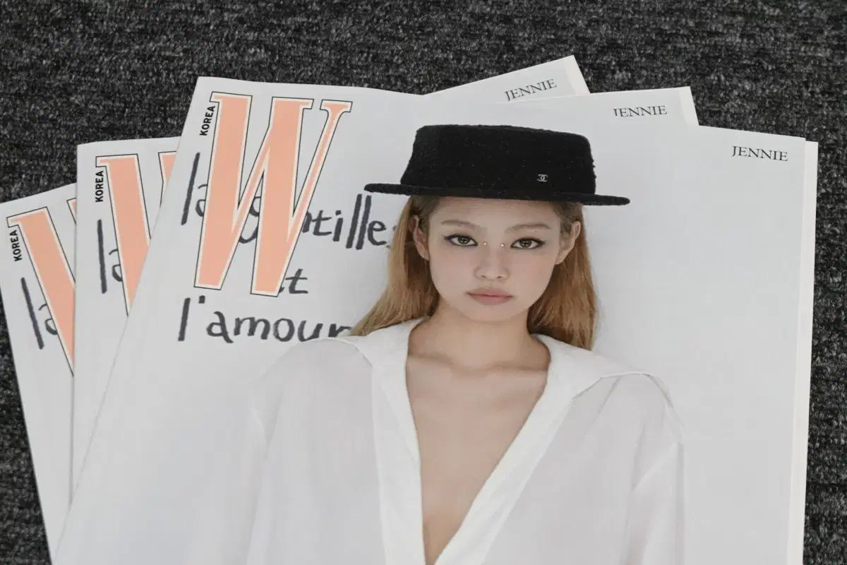 韓国 雑誌 ダブル W 2025 7 表紙 ジェニ