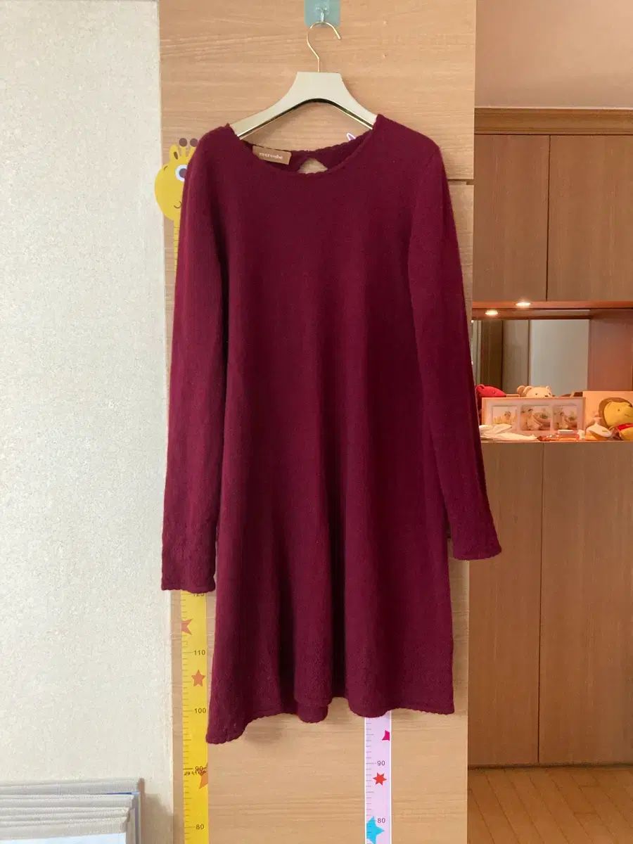 カシミア ニットワンピース 丈97程度