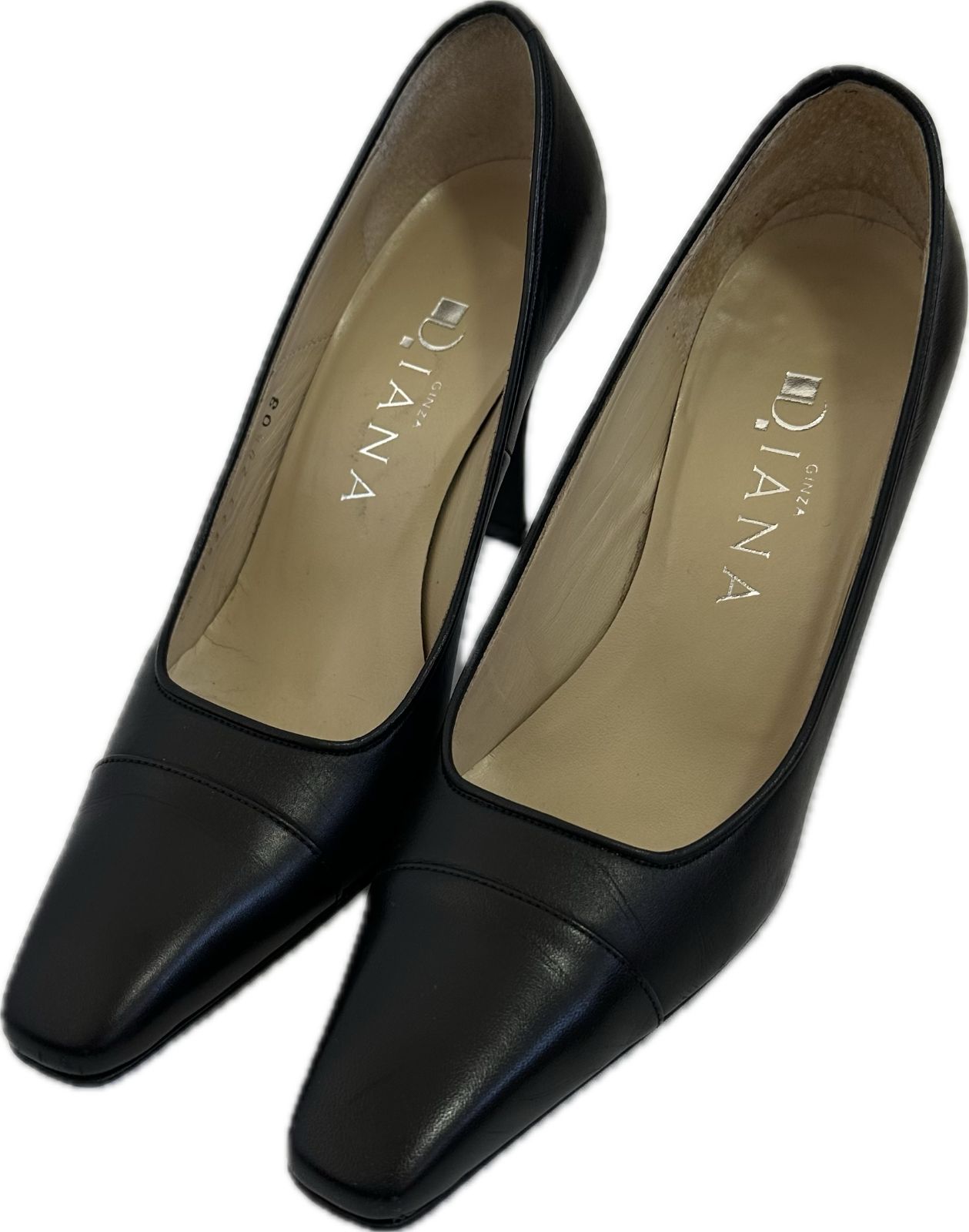 Z1637 【美品】DIANAダイアナ パンプス 靴シューズ ブラック