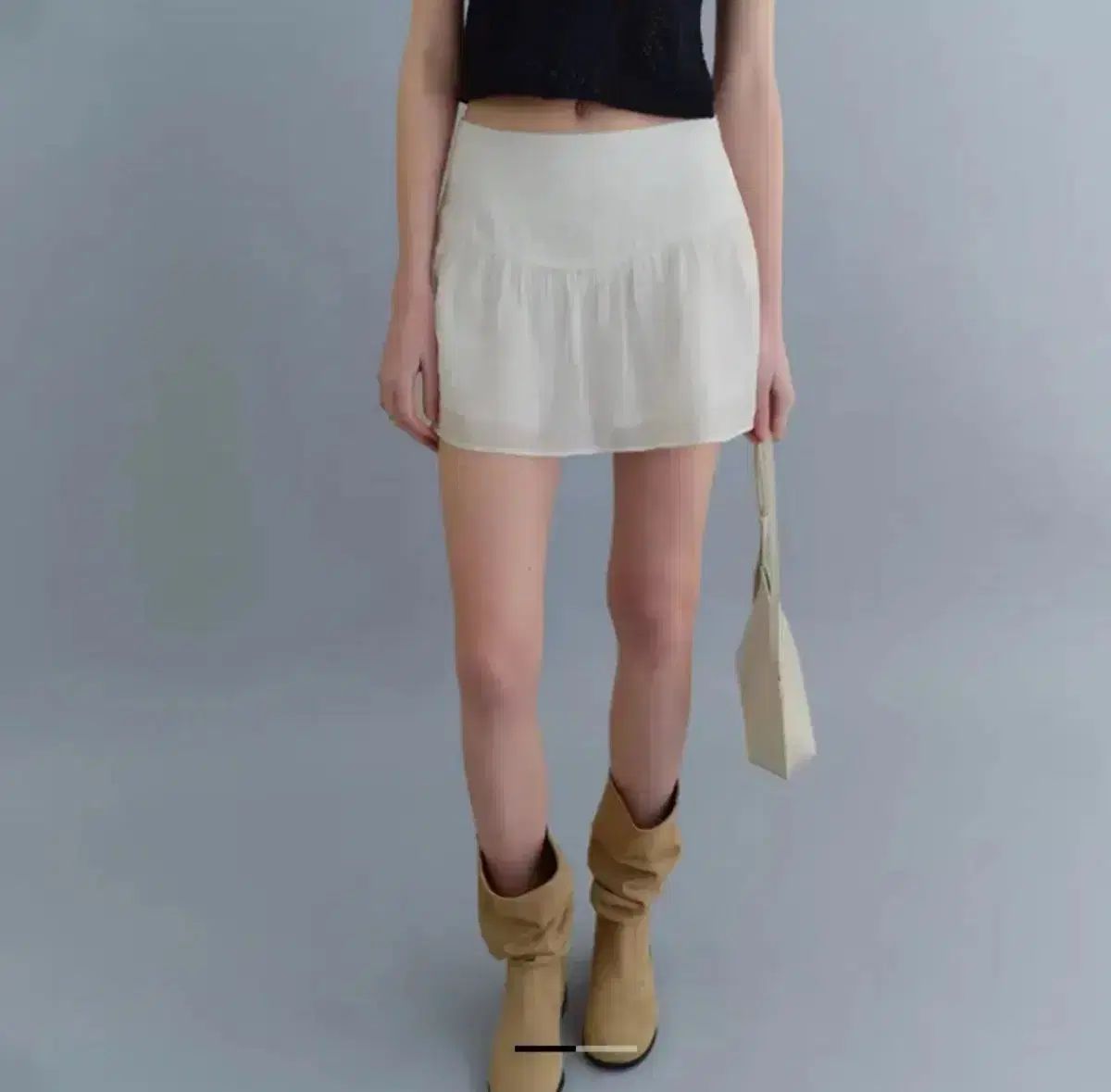 Fyeo フォーユアアイズオンリー シャーリングミニスカート mサイズ