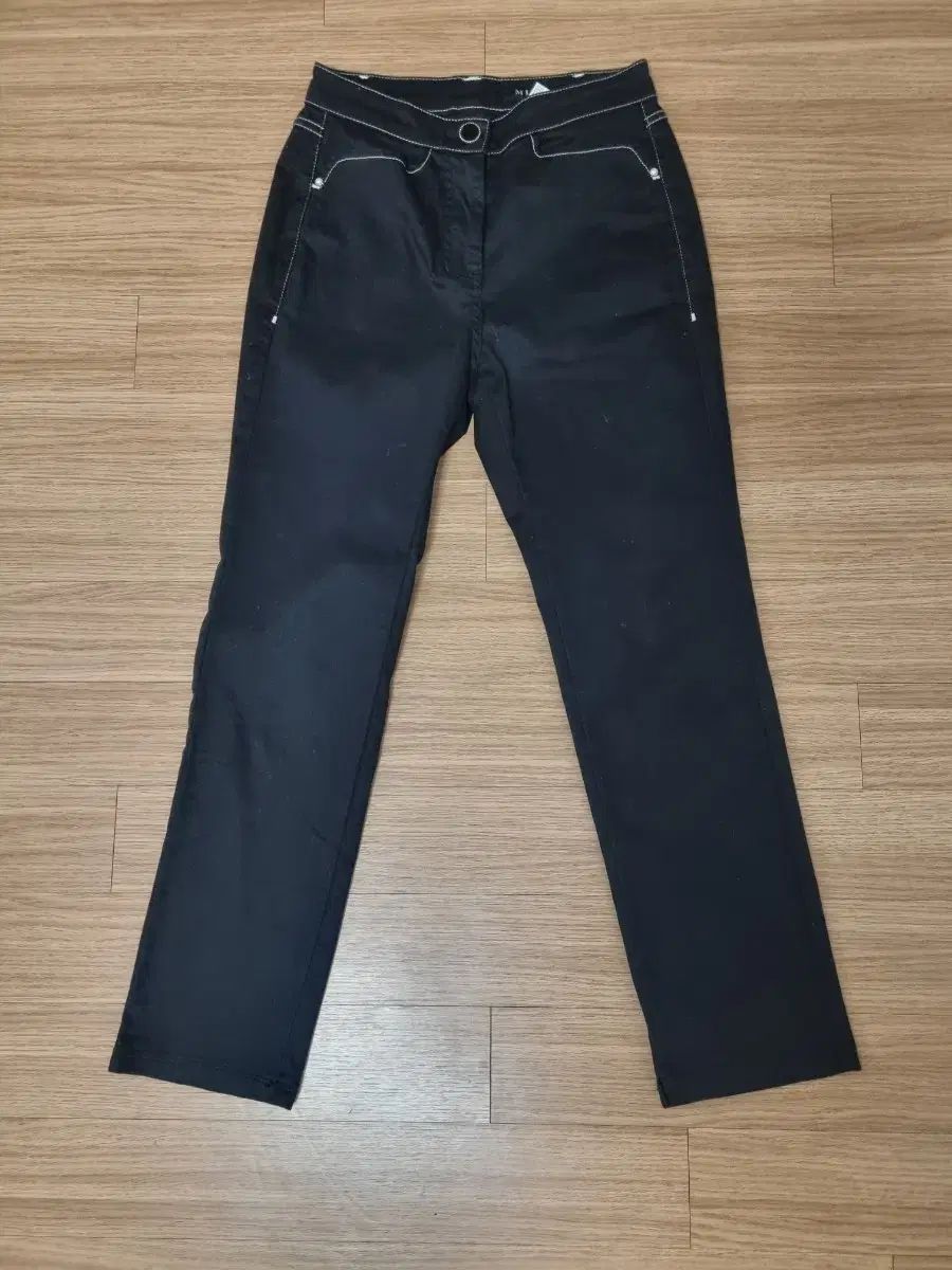 ハンサム マイン ブラック コットン パンツ 25 MINE