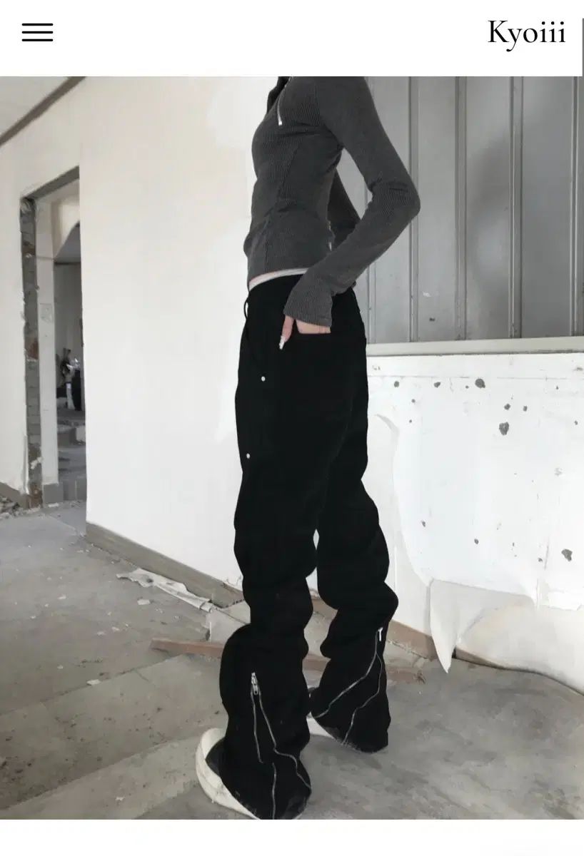 쿄이 kyoiii グラインド ジップ カーゴ PT