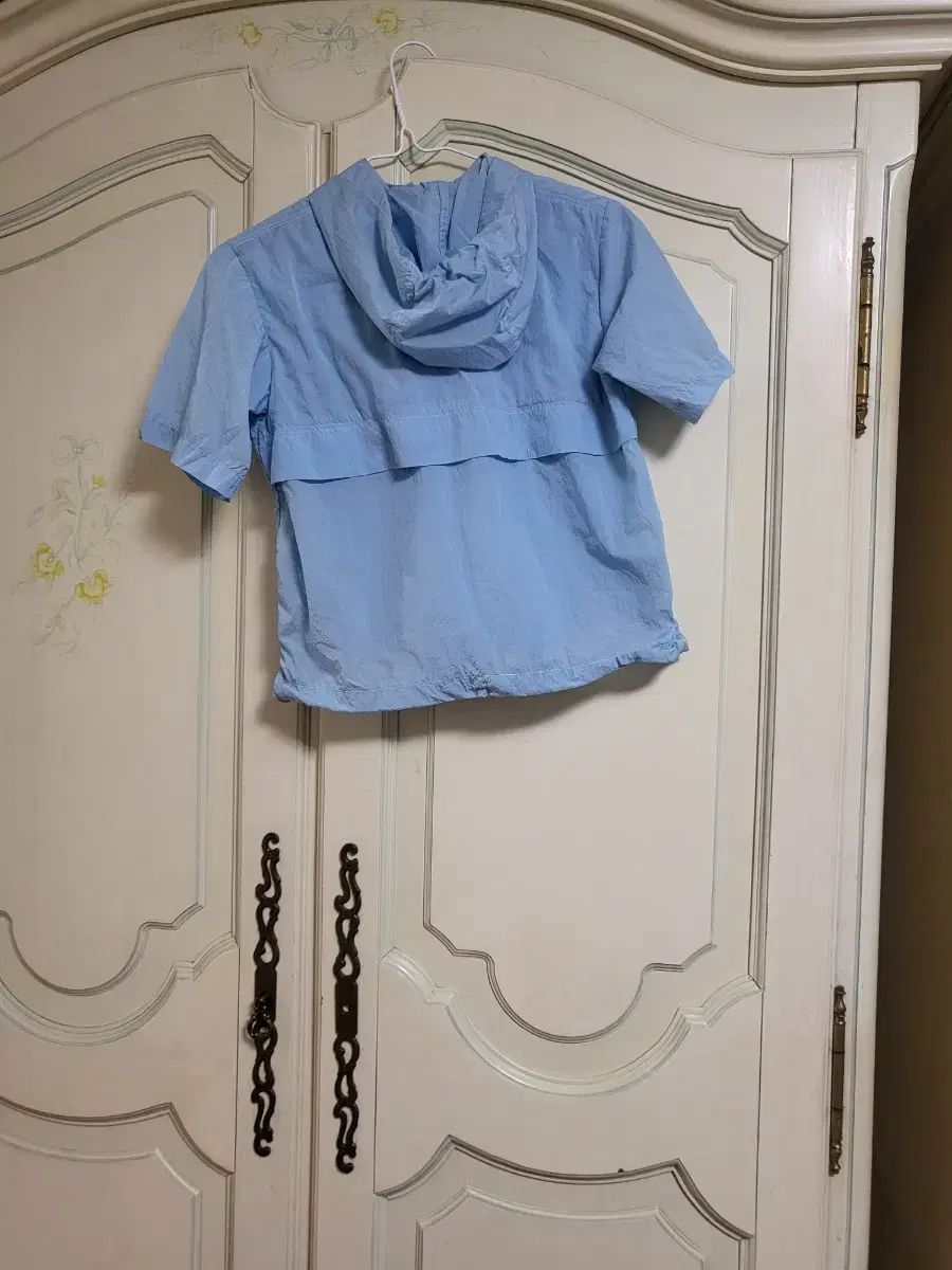 コダック ブルー 半袖 フード ウィンドブレーカー 130