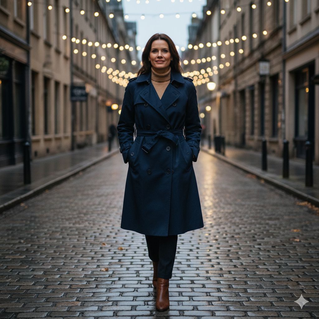 BURBERRY ロンドン ノバチェック トレンチコート NV クリーニング済み