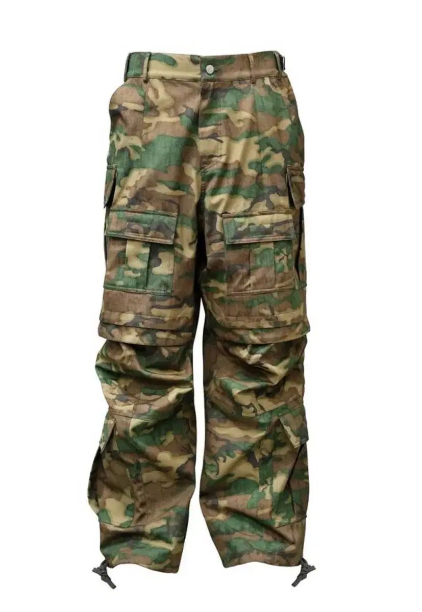 1 FAR FROM WHAT ファー カモ カーゴ パンツ グリーン