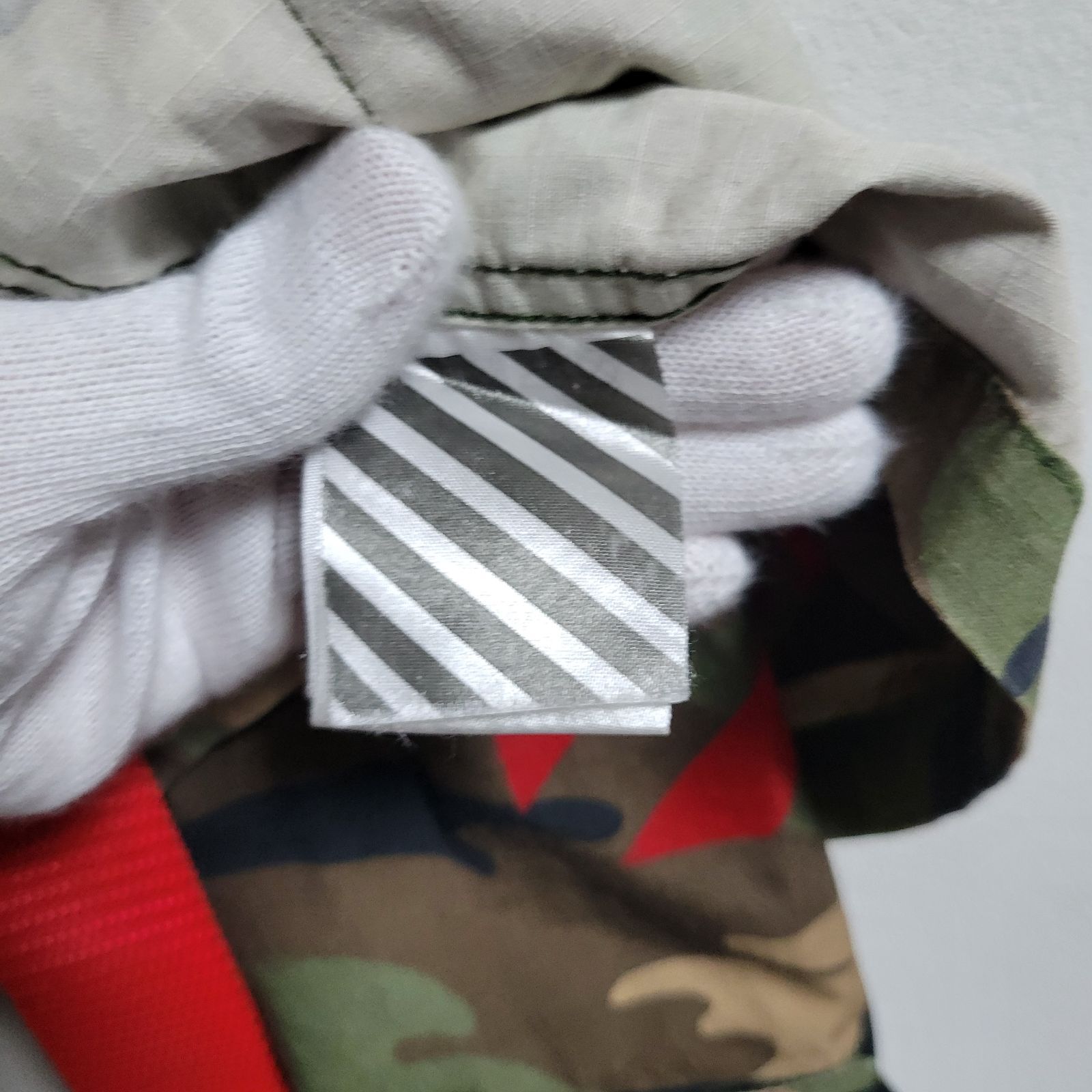 OFF-WHITE オフホワイト 迷彩 ミリタリー シャツジャケット カモ柄