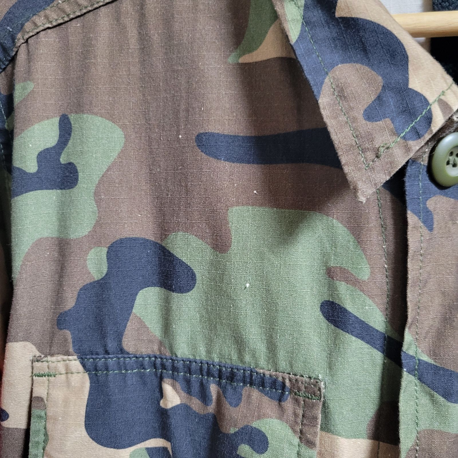OFF-WHITE オフホワイト 迷彩 ミリタリー シャツジャケット カモ柄 