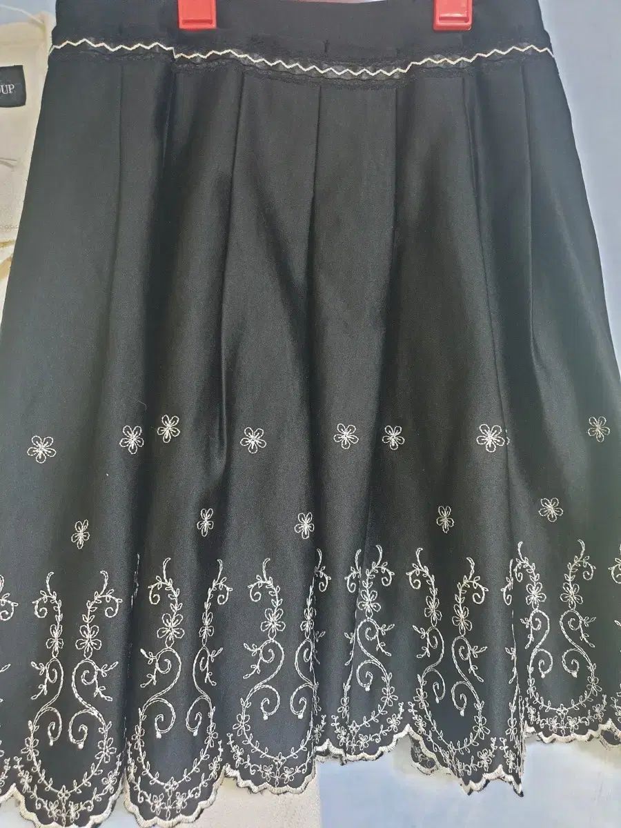 ロマンティック SOUPツイード ジャケット フラワー スカート セット