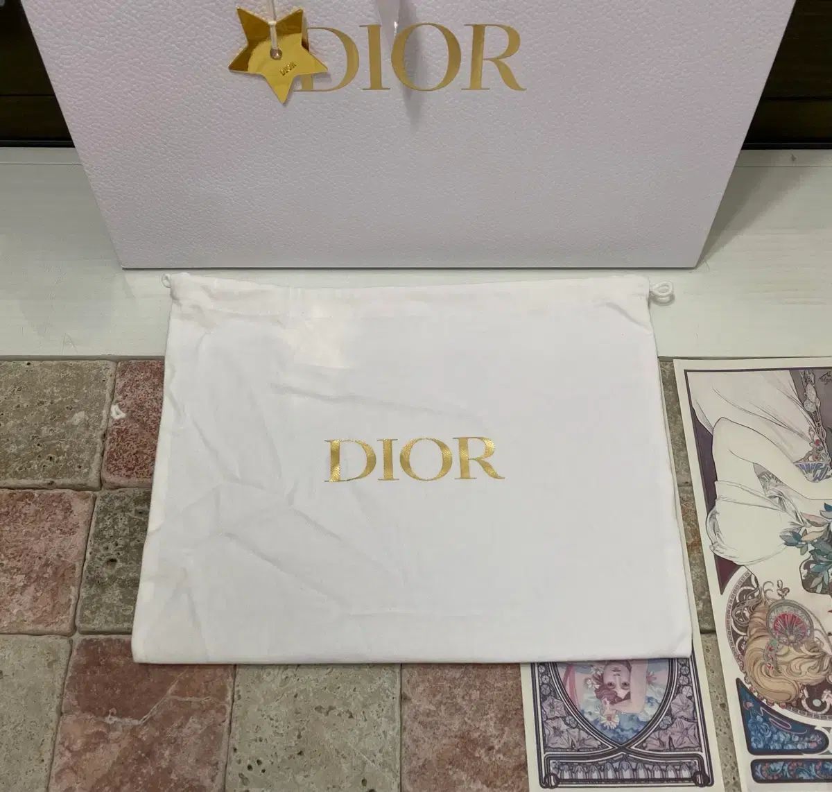 ディオール バッグボックス ダスト バインダー リフィル リボン 星チャーム お買い物バッグ