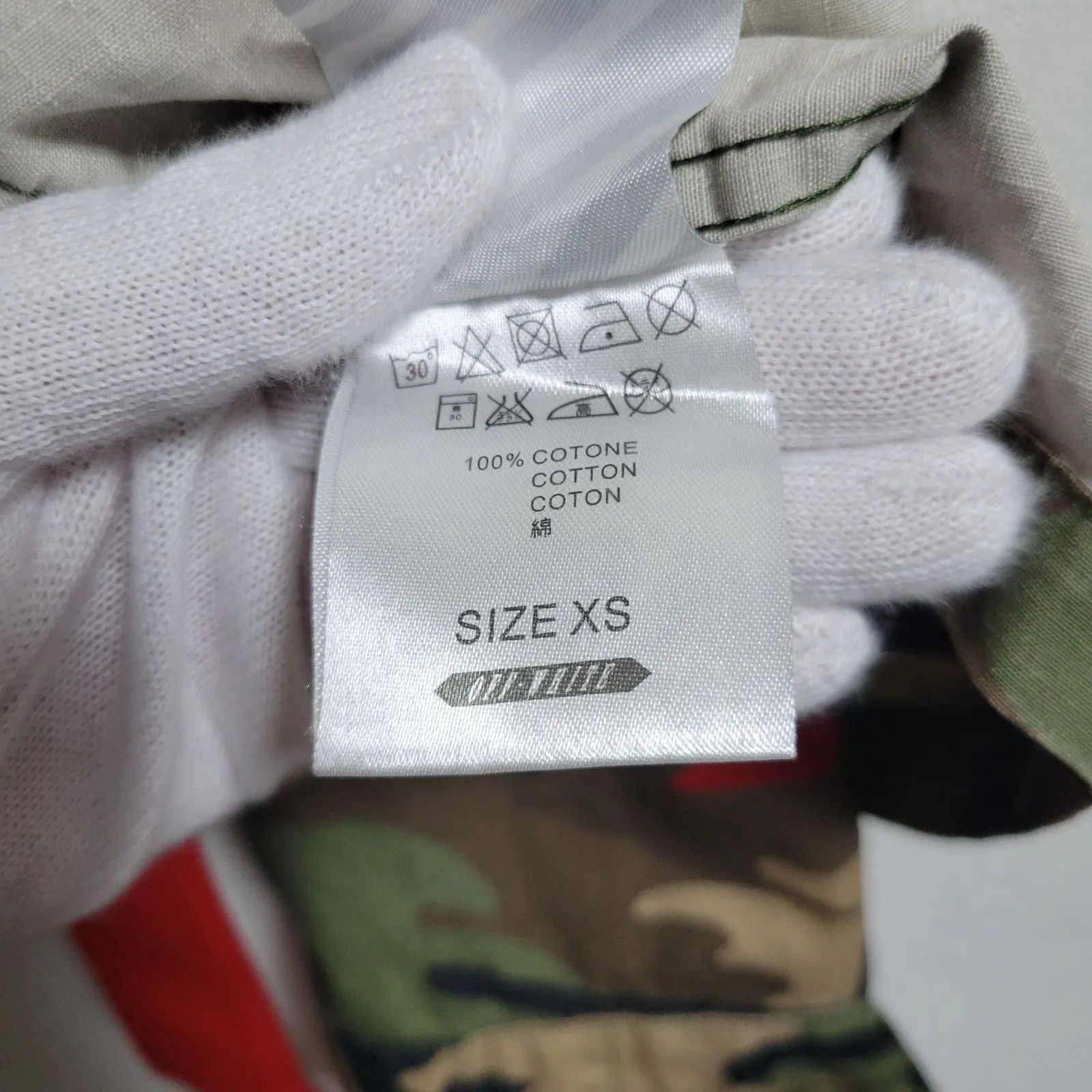 OFF-WHITE オフホワイト 迷彩 ミリタリー シャツジャケット カモ柄 