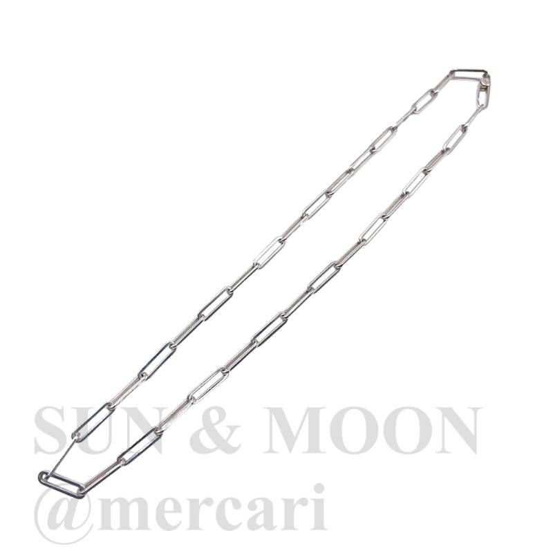 GUCCI グッチ クリップチェーン ネックレス シルバー925 シンプル OJ 11-3