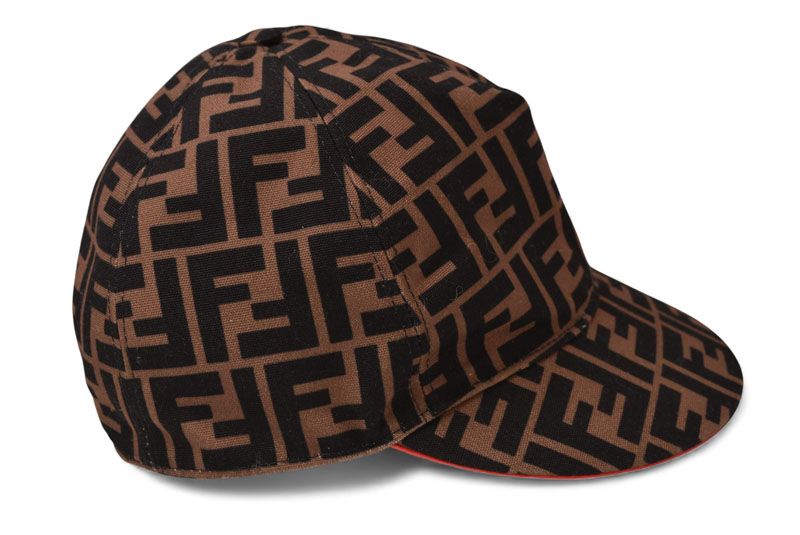フェンディ ベースボールキャップ/帽子 FENDI 調整ストラップ FFロゴ
