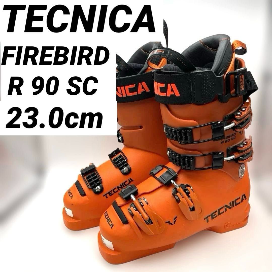 TECNICA R 90 SC オレンジ 23.0cm 275mm 22-23モデル スキー靴 スキーブーツ レーシング 競技 基礎 初級 中級 ジュニア 子供 レディース テクニカ ファイヤーバード