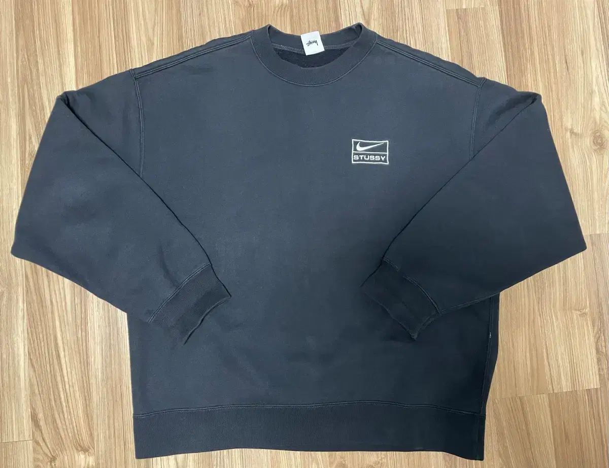 L ナイキ STUSSY NRG スウェット ブラック NIKE×ステューシー クルーネック DO 5310-010