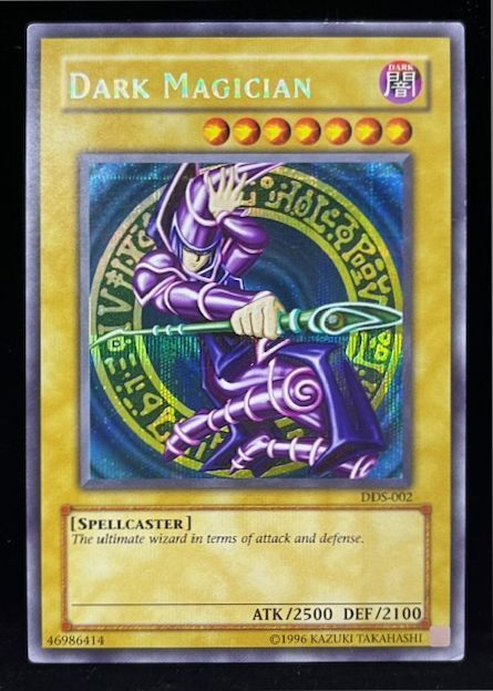 遊戯王 英語 北米版 キズ ブラック マジシャン DDS-002 シークレット 1 st