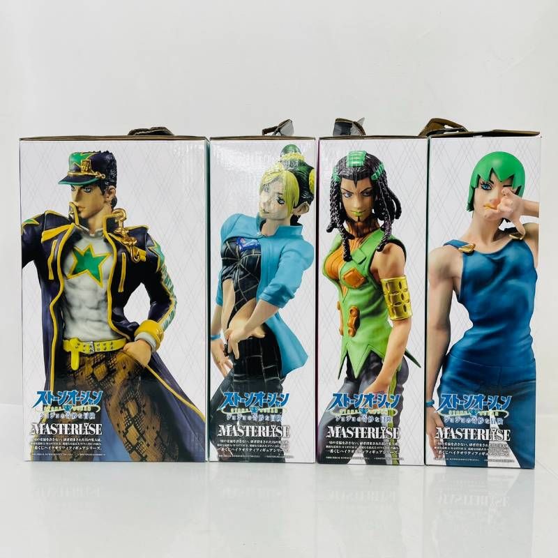 ジョジョ 一番くじ ストーンオーシャン 4体セット まとめ売り セット 一番くじ ジョジョの奇妙な冒険 ストーンオーシャン 4体 まとめ