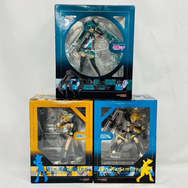 まとめ 初音ミク キャラクター ボーカル シリーズ 鏡音リン 鏡音レン ミク 1|8 スケール フィギュア 3体 セット | グッドスマイルカンパニー