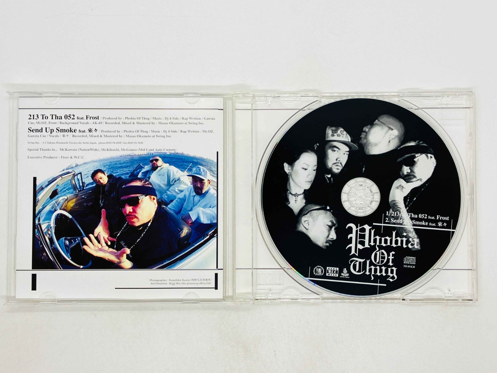 CD PHOBIA OF THUG / 213 TO THA 052 / フォビア・オブ・サグ NE-013CD