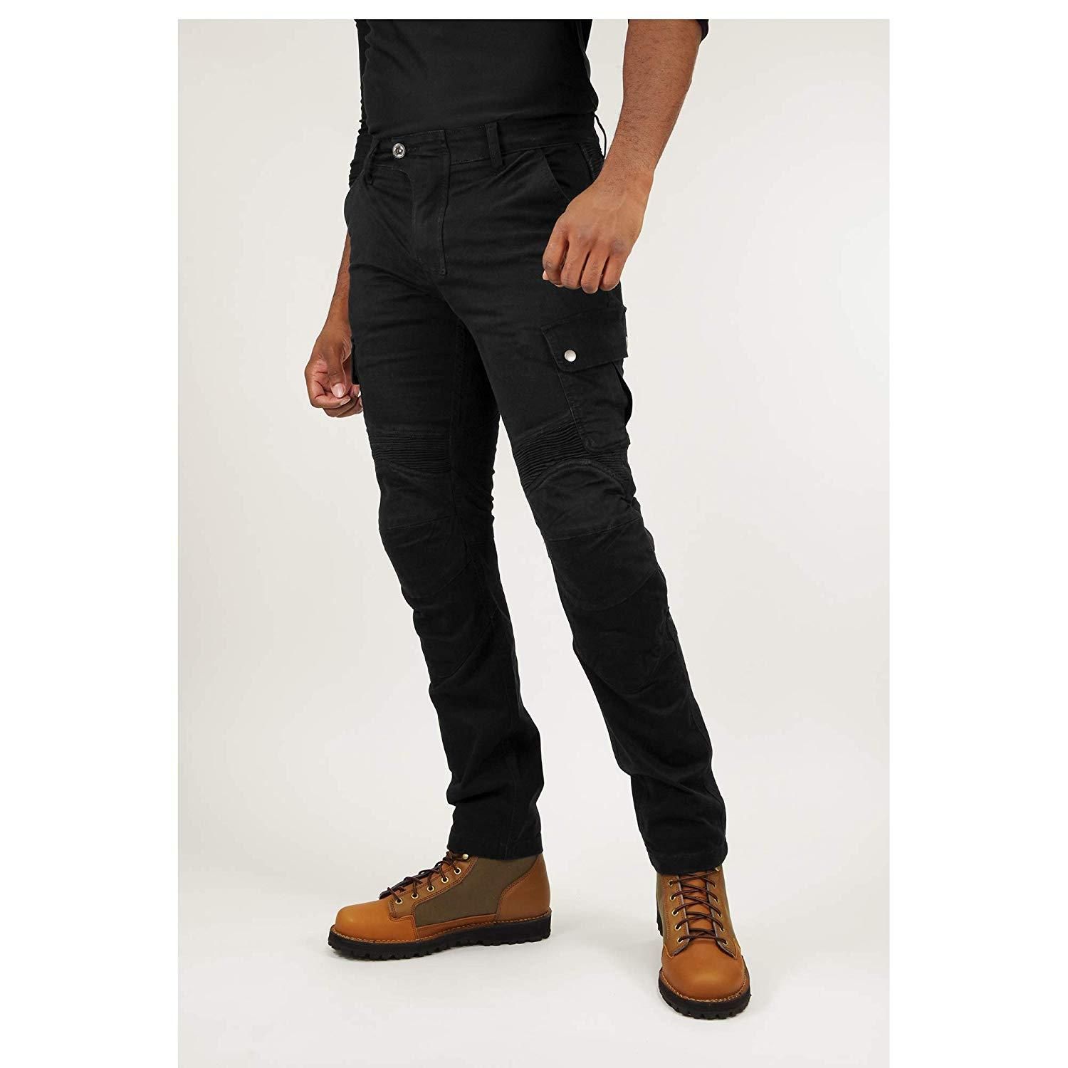 KOMINE コミネ PK 744 Protect Riding Cotton Cargo Pants Black L 32 品番 07 BK