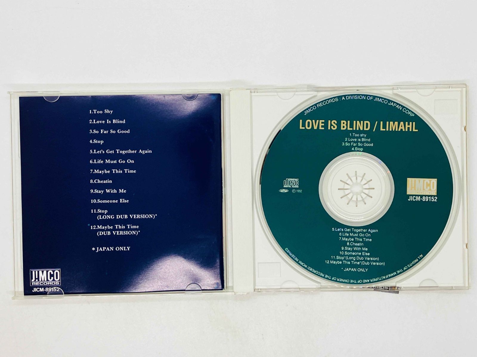 CD リマール / ラヴ イズ ブラインド / LOVE IS BLIND / LIMAHL / 帯 