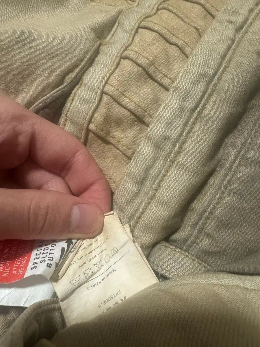 S XLIM エクスリム ep 6 06 スラックス パンツ サンド ベージュ